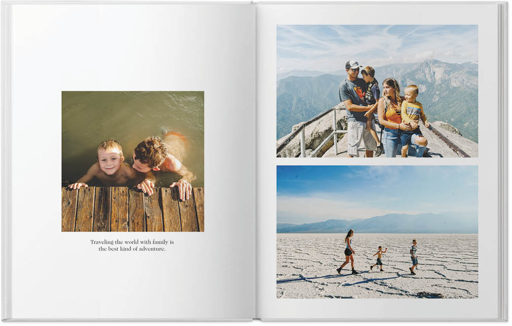 Travel Book: Hardcover Memory Album